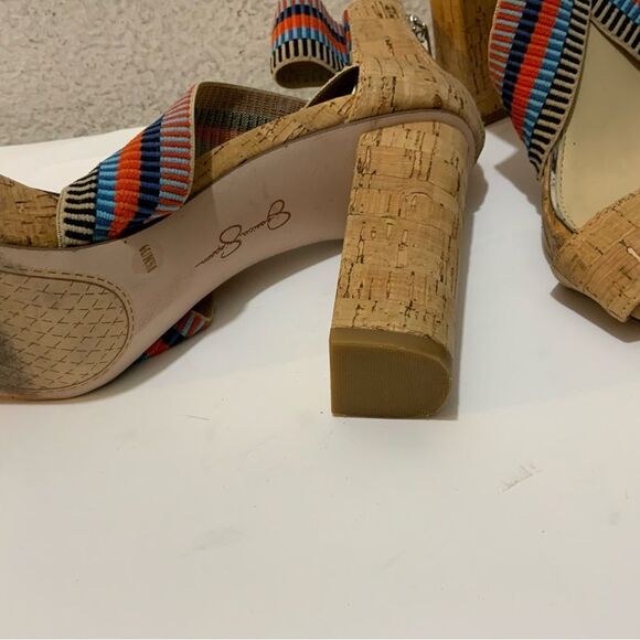 Jessica Simpson Pivero Platform Sandals Size 8.5/39 - Picture 8 of 9